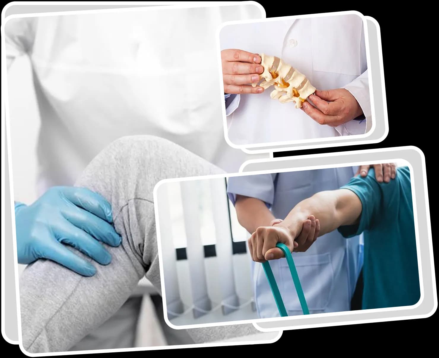 طاقم طبي في ممر المستشفى